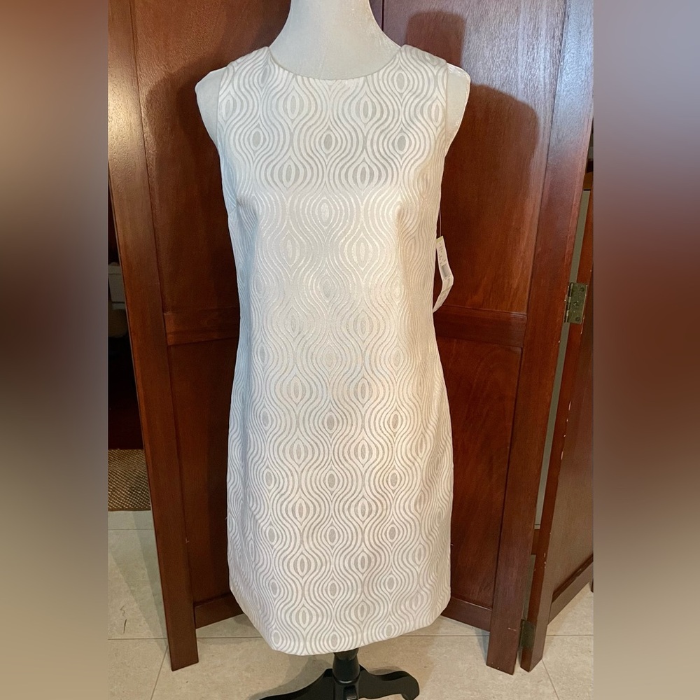 NWT 9 & Co. White Dress Size 4 New w/ Tags